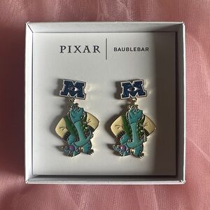 BaubleBar Pixar Monsters Inc Earrings - Blue and Green